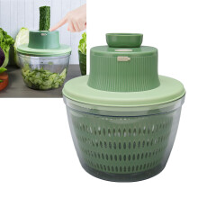 2 in 1 Electric Vegetable Cutter 1200rpm USB Rechargeable Green