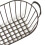 Iron Wire Storage Basket with Handle, Black, 10 L Capacity 3