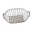 Iron Wire Storage Basket with Handle, Black, 10 L Capacity 12