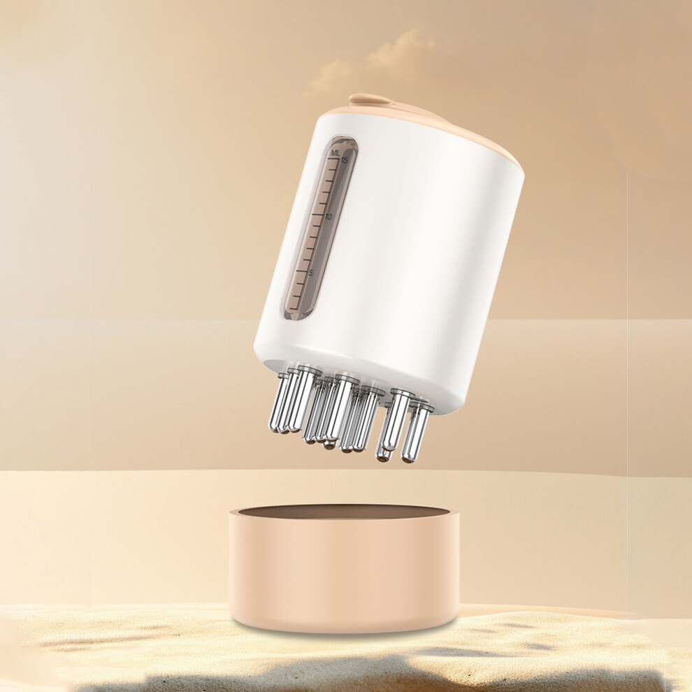 Waterproof Electric Hair Oil Applicator Comb, 15ml Portable Scalp Massager