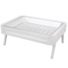 Kunststoff-Küchen-Becher-Abtropfgestell Desktop-Organizer
