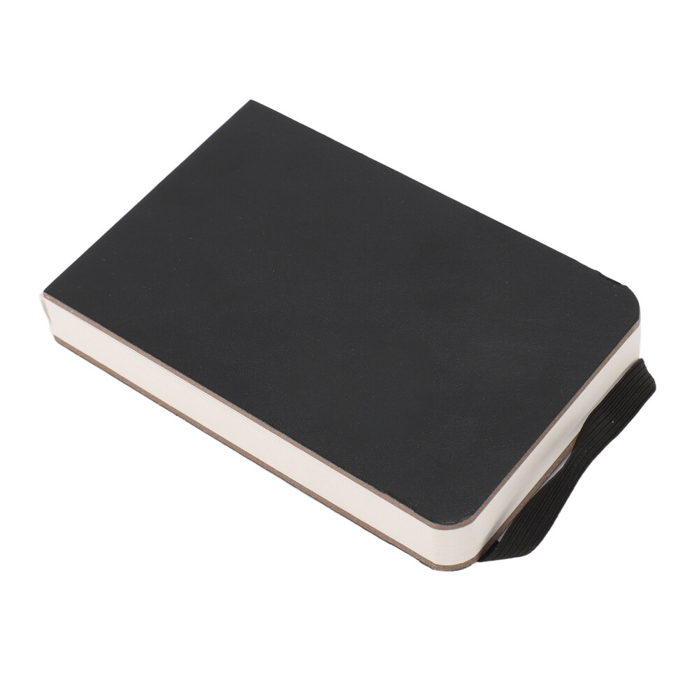 Portable Watercolor Sketchbook 14X9cm 300Gsm Black Paper 6901388593495