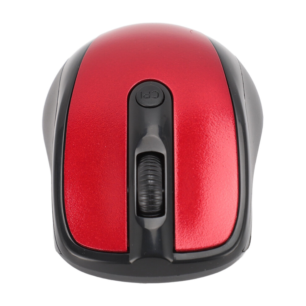 High Sensitivity Wireless 2.4G Optical Mouse For Notebook Pc Â Ergonomic Red 4931388462516
