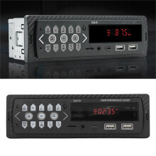 Single Din Car MP3 Radio Player 128GB USB AUX Bluetooth 45W Flow