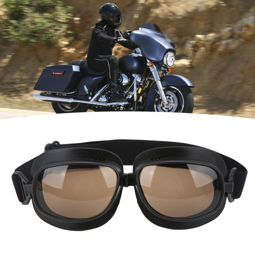 Windproof Riding Glasses Goggles Adjustable Strap For Motorcycle & Cycling 9431388463865