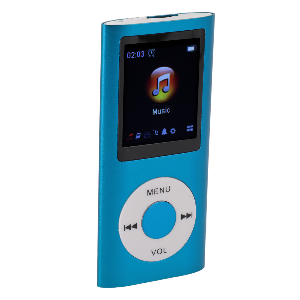 Portable 1.8" Tft Mp3 Player 8Gb With Hifi Sound & 7 Modes Blue 9431388464381