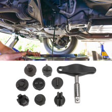9Pcs Oil Sump Drain Plug Tool Set Handy Oil Pan Repair Kit for Plastic Oil Pans