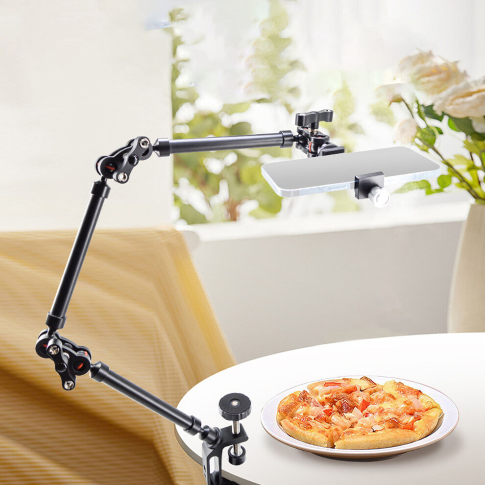 Multi-Function 755Mm Camera Support Arm For Ing Microphone & Phone Clips Light 9351388466836