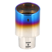 Auspuffendstück aus Edelstahl 62 mm (2,4 Zoll) Titanblau