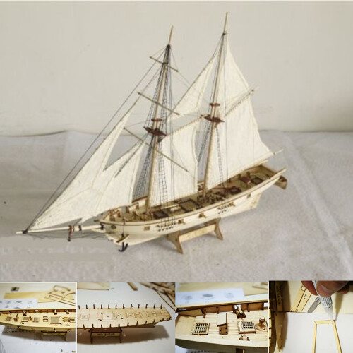 Segelboot DIY-Kit, Endgröße 400  300 mm