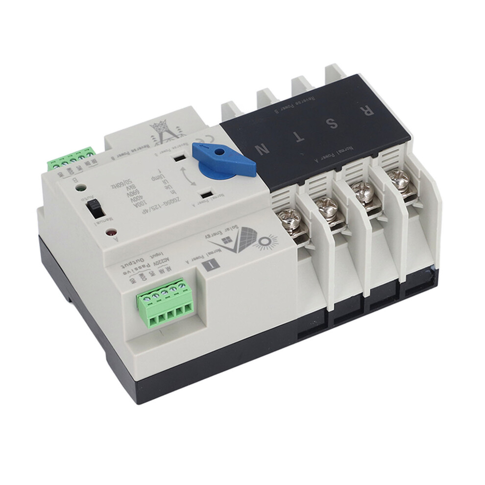 Dual Power Automatic Transfer Switch 4P 100A 220V For Shopping Mall & Factory 4631388468074