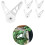 360 Grad verstellbare Pflanzentrainer-Clips White 1