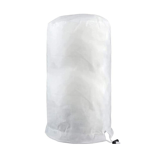 Protection végétale antigel avec fermeture éclair et cordon de serrage White 120 cm / 180 cm