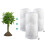 Protection végétale antigel avec fermeture éclair et cordon de serrage White 120 cm / 180 cm 4