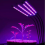 Lâmpada de planta / iluminação de planta com 4 lâmpadas fluorescentes LED flexíveis   2 pacotes 5