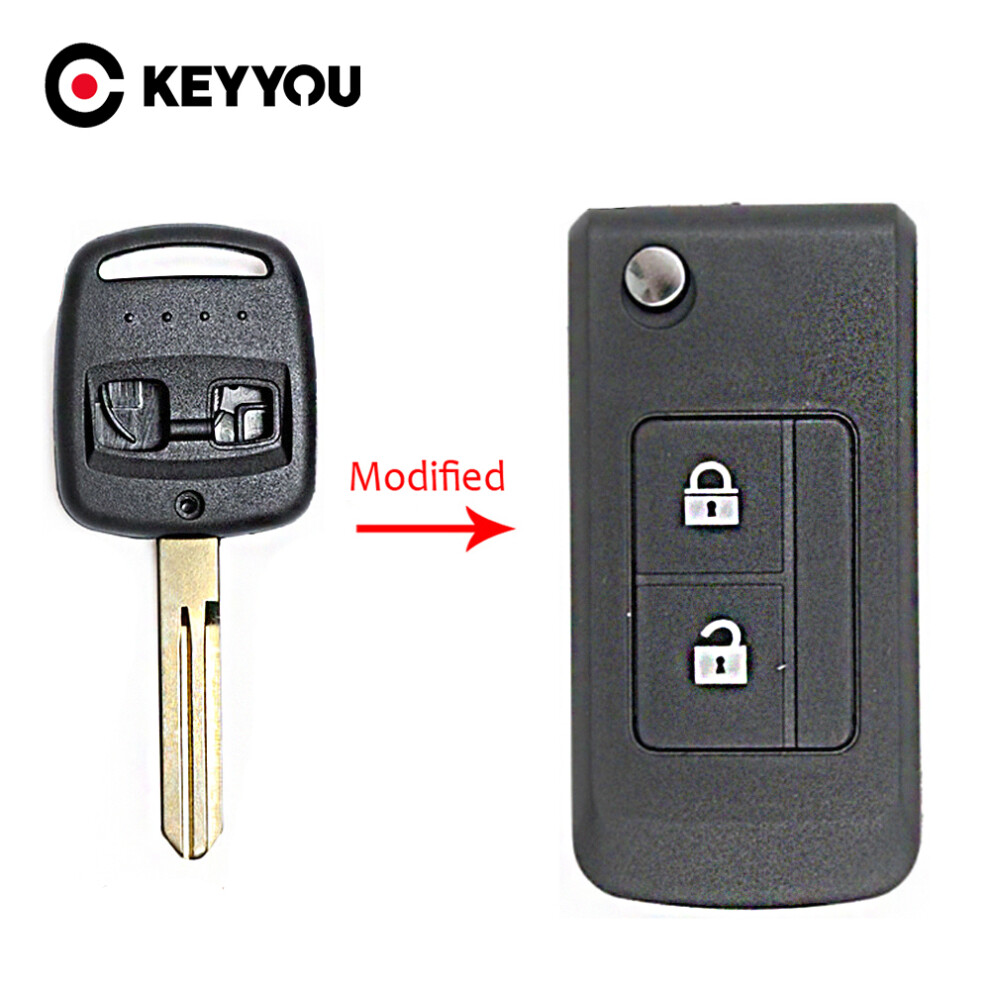 Folding Flip Modified Remote Car Key Shell Case For Subaru Legacy Outback 2000 2001 2002 2003 Keyless Entry Fob 2 Buttons 6935161664331