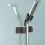 360 Adjustable Shower Head Holder – Black, ABS, 120x95mm 5