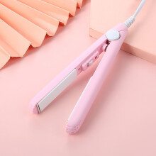 Two-in-One Mini Hair Curler and Straightener, 1/2 Inch Curling Barrel, 30-Second Rapid Heating, Short Hair Styling Tool