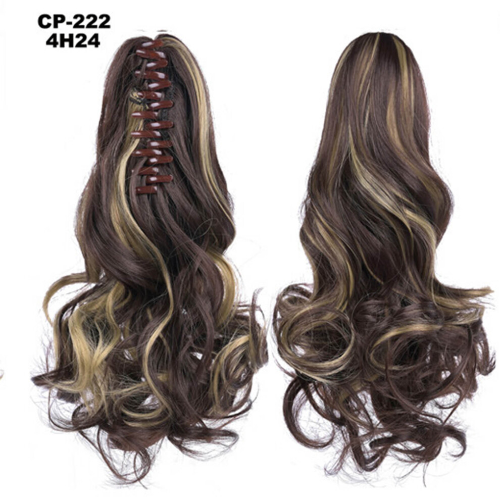 Penghui-Toys (4H24) Long Curly Clip-In Ponytail Extension For Women
