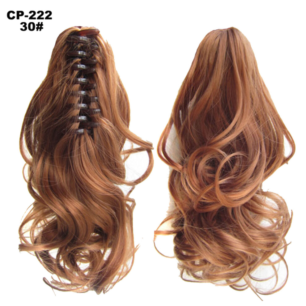 Penghui-Toys (30#) Long Curly Clip-In Ponytail Extension For Women