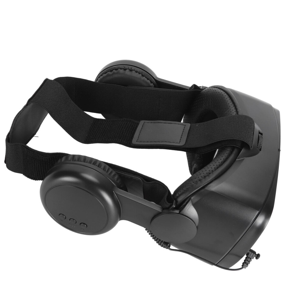 3D Vr Headset Adjustable Wide View Filter Earphones For Smartphones Blue/Light 8741388469684
