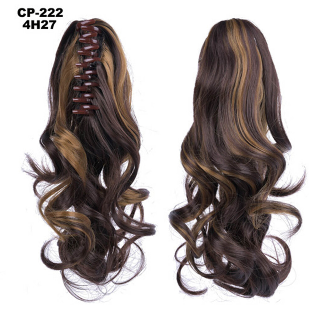Penghui-Toys (4H27) Long Curly Clip-In Ponytail Extension For Women