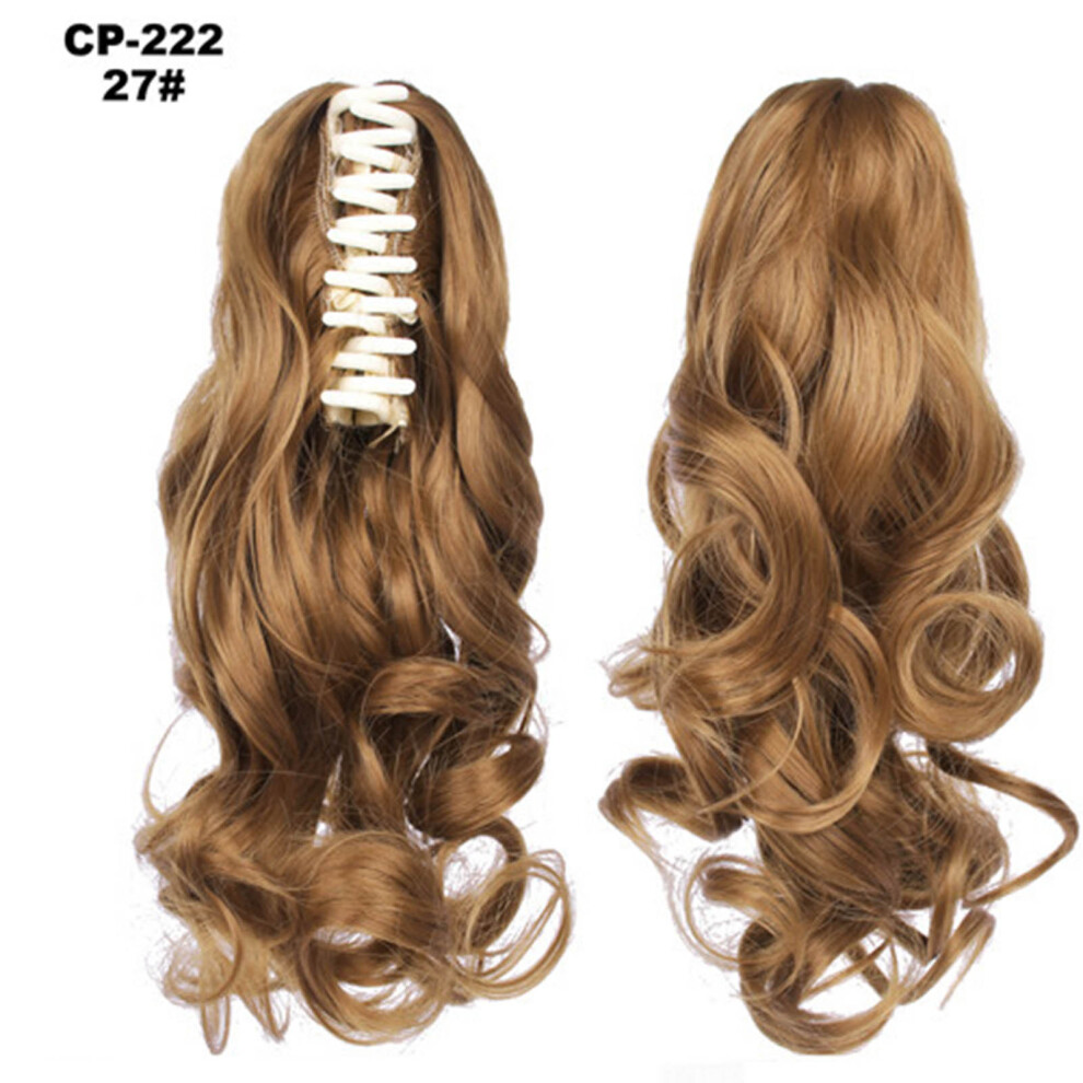 Penghui-Toys (27#) Long Curly Clip-In Ponytail Extension For Women