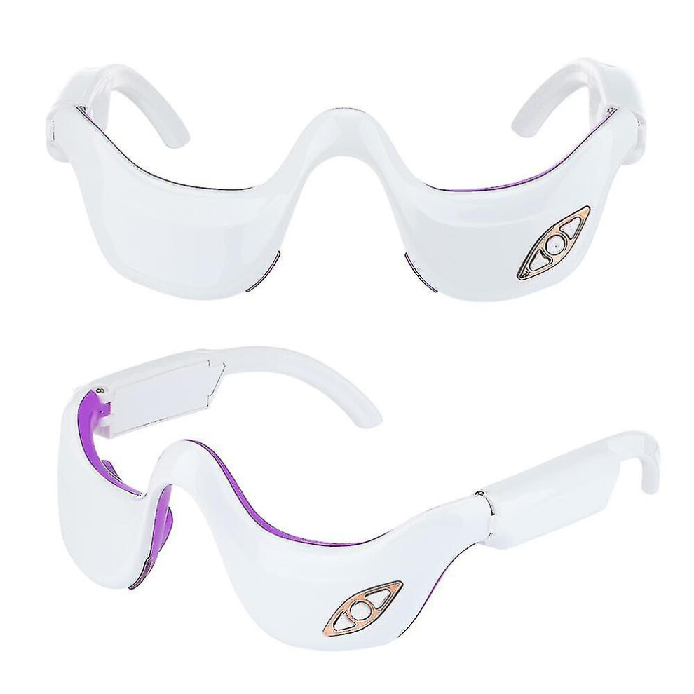3D Electric Eye Massager with 3 Temperature Settings, Vibration Heat Therapy for Eye Wrinkle Reducer Puffiness Relief