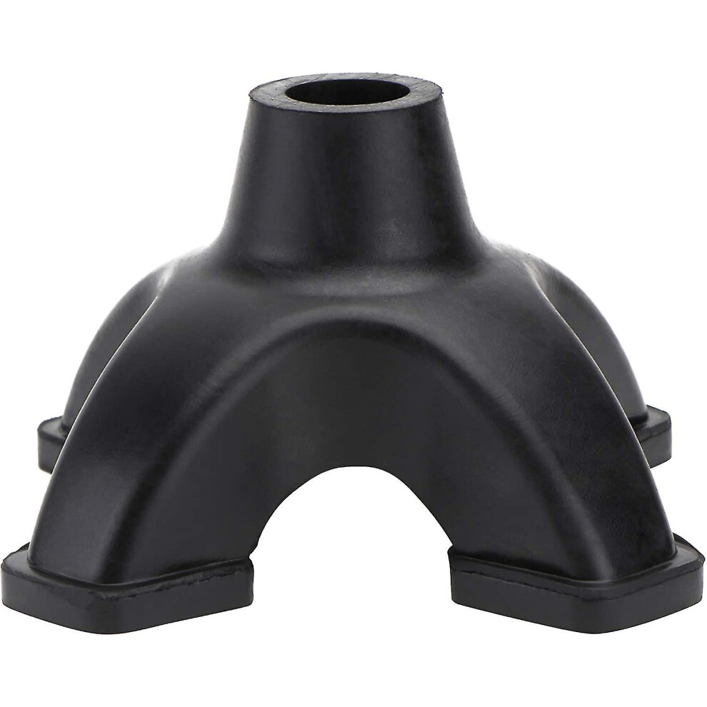 Rubber Crutch Tip 19mm, Non-Slip Four-Foot Design for Stability, Durable Rubber Replacement Tips for Walking Aid