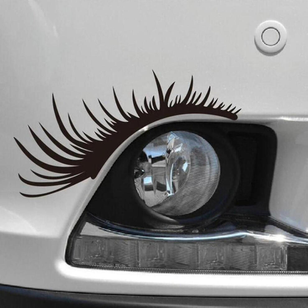 Car Eyelash Stickers 25Cm With Adhesive Tape For Vehicle Headlight Decoration 6901508277960