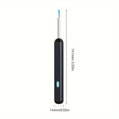 Ear Cleaner with Camera compatible with Smartphones Tablets, IP67 Waterproof Replaceable Ear Tips for Home Use 1