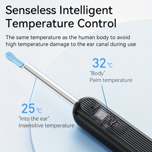 Ear Cleaner with Camera compatible with Smartphones Tablets, IP67 Waterproof Replaceable Ear Tips for Home Use 2
