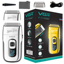 Electric Shaver with 3D Floating System, Wet Dry Use, Pop-up Trimmer LCD Display, 1200mAh Rechargeable Battery, Full Body Washable