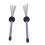 2PCS Purple Retractable Steel & Rubber Drum Brushes for Percussion Instruments 16