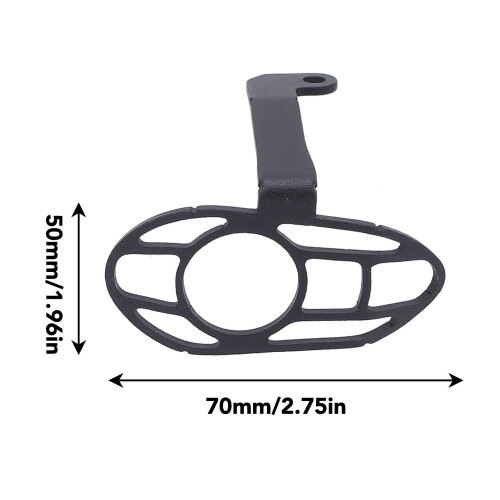 Schwarze Aluminium-Blinkerabdeckung für PG-1 2023+ 1
