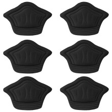 Set di 6 cuscinetti per tallone, antiscivolo e traspiranti, realizzati in rete elastica, per alleviare il dolore al tallone.