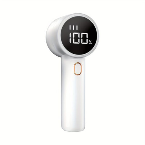 Raspador de Tecidos com Display Digital e Carregamento USB para Limpeza de Roupas, Móveis, Sofás e Carpetes 1