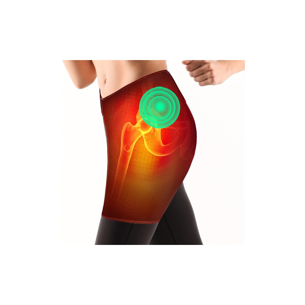 USB Heating Waist Warmer with Carbon Fibre, Adjustable Temperature Settings Lock for Office, Home and Abdomen Use