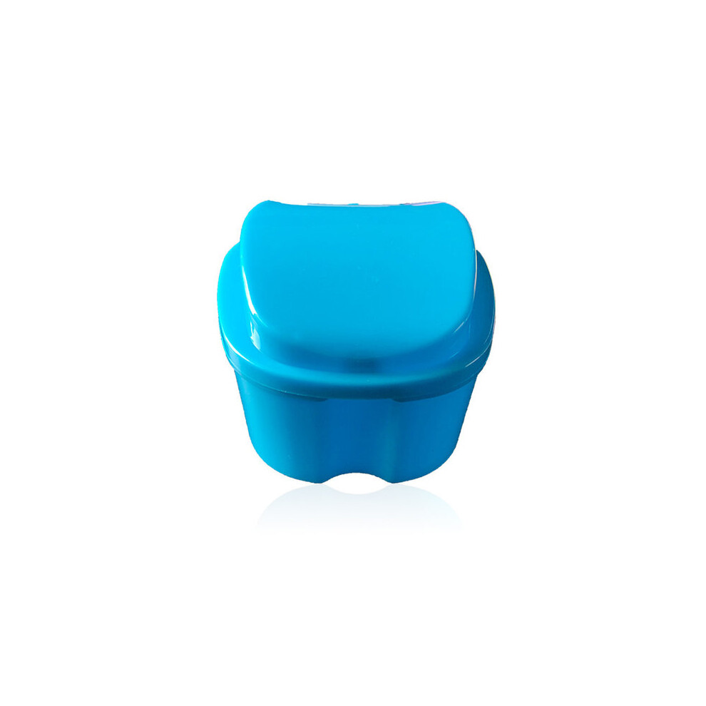 Denture Storage Box, Dustproof Sealed Lock, Portable Case for Dentures, Multiple Colours, Durable PP Material