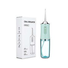 Spazzolino elettrico idropulsore, irrigatore orale portatile ricaricabile con 3 modalità e 4 punte per uso domestico, pulitore dentale senza fili