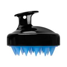 Scalp Massage Brush for Improved Microcirculation, Transparent Plastic with Flexible Soft Pins for Relaxation and Hair Care