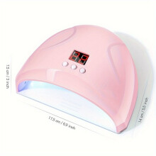 UV LED Nail Lamp with LCD Screen for Professional Salon and Home Use - 30/60/99s Timer Wide Opening