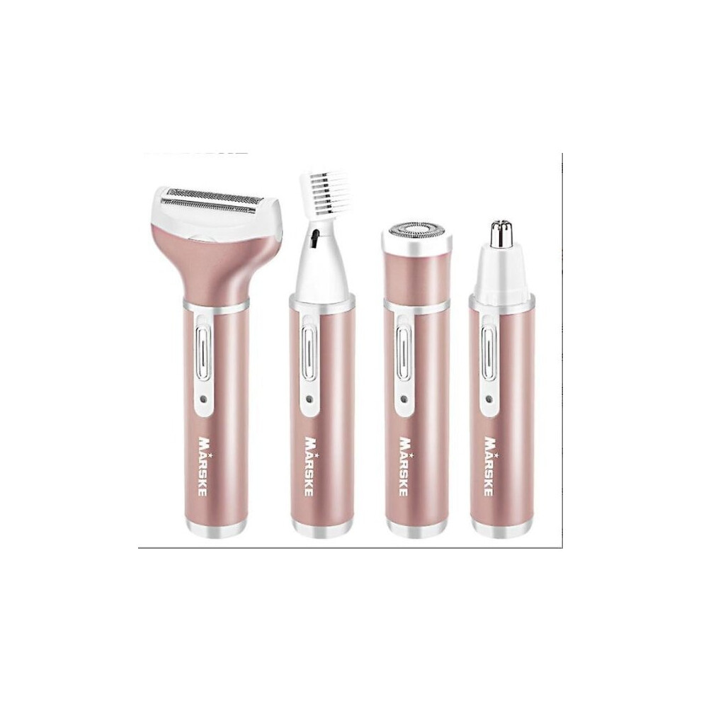 Lady's Electric Shaver USB Rechargeable with Waterproof Blades for Painless Full Body Hair Removal