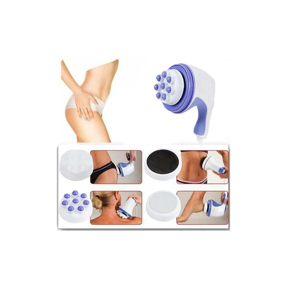 Green Vibration Electric Massager For Body Fat Cellulite, Portable Handheld Massage Device With Plush Dinosaur Cover