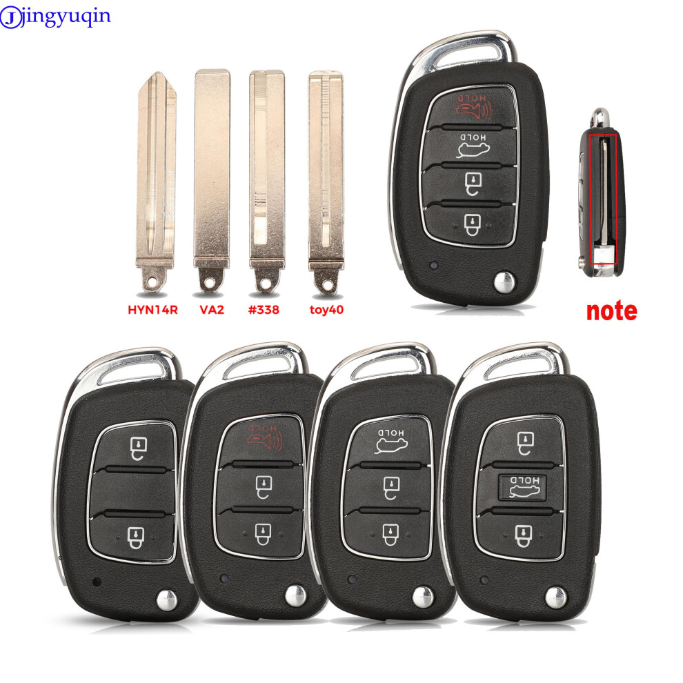 3/4 Button Remote Car Key Case Cover Style Fob For Hyundai Sonata I10 Tucson Solaris Creta Elantra I20 Ix25 2016-2019 6935161678659