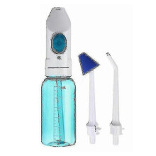 Idropulsore portatile per la pulizia di denti e naso, 2 in 1 con batteria ricaricabile e custodia da viaggio per uso domestico.