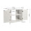 Bathroom Under Sink Storage Cabinet, Double Shutter Doors 7