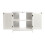 Bathroom Under Sink Storage Cabinet, Double Shutter Doors 4