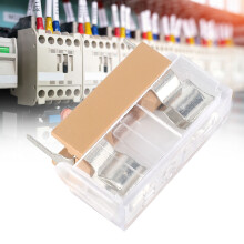 20Pcs High-Quality 5x20mm Fuse Holders with Transparent Cover, Durable and Easy to Install