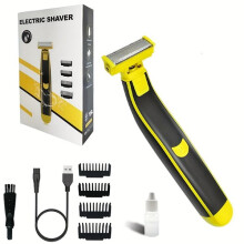 Electric Shaver Rechargeable for Men with 3 Floating Heads, Cordless Wet Dry, Full Body and Facial Hair Trimmer